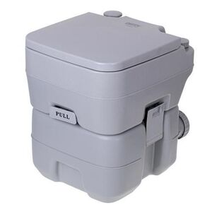 Imagine Toaleta portabila Camry CR 1035, cu rezervor de apa, 20 l, max 115 kg (Gri)