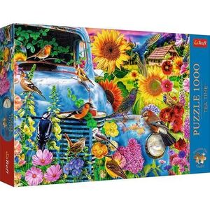 Imagine Puzzle Trefl Premium Plus - Tea Time, Viata La Tara Pasari Cantatoare, 1000 piese