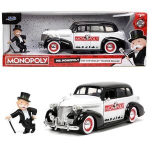 Imagine Masinuta diecast Jada Toys cu figurina - Mr Monopoly, Chevrolet Master Deluxe 1939 1: 24