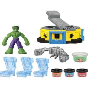 Imagine Set Play-Doh Marvel - Hulk, Loveste si zdrobeste