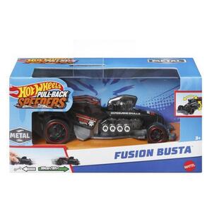 Imagine Masinuta Hot Wheels Pull-Back Speeders - Fusion Busta, scara 1: 43