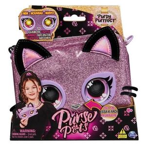 Imagine Gentuta interactiva Purse Pets - Rainbow Lights, Purdy Purrfect