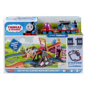 Imagine Set de joaca Thomas & Friends - Crystal Caves Adventure, cu locomotiva motorizata