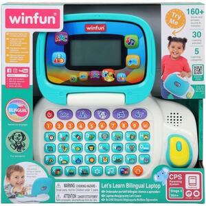 Imagine Jucarie interactiva Winfun - Laptop, Sa invatam, bilingv