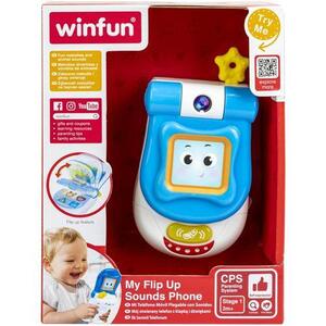 Imagine Jucarie interactiva Winfun - Telefon cu clapeta, cu lumini si sunete