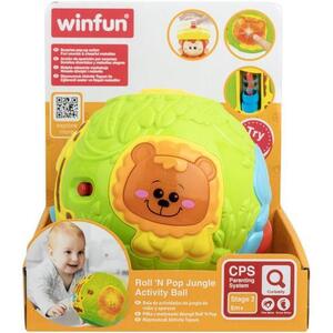 Imagine Jucarie interactiva Winfun - Mingiuta cu activitati, Animalele junglei