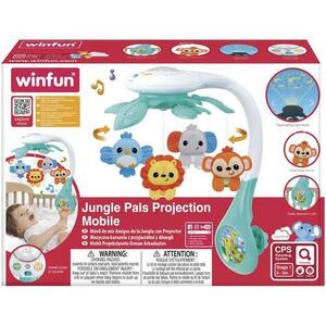 Imagine Carusel Winfun - Animalute din jungla, cu proiector