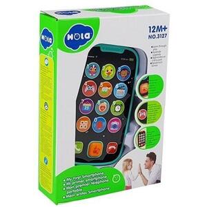 Imagine Jucarie bebelusi Hola - Telefon Smart, verde cu lumini si sunete