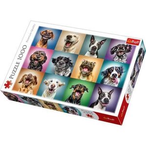 Imagine Puzzle Trefl, Portret catelusi simpatici, 1000 piese