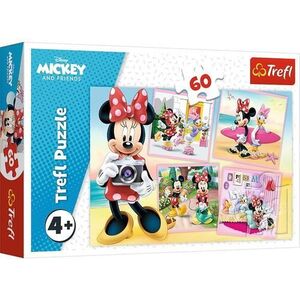 Imagine Puzzle Trefl - Disney Mickey and Friends, Minunata Minnie, 60 piese