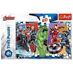 Imagine Puzzle Trefl - Avengers, Invincibilii, 60 piese