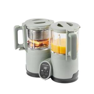 Imagine Robot multifunctional Nutribaby Glass 4 in 1 din sticla si otel inoxidabil Celadon Green, Babymoov