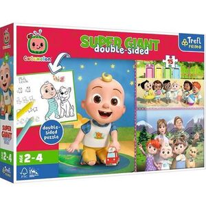 Imagine Puzzle Trefl din 15 piese - Cocomelon, Happy day of a friends