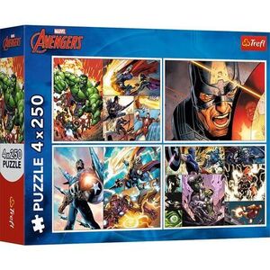 Imagine Puzzle Trefl din 4 x 250 piese - Zile eroice