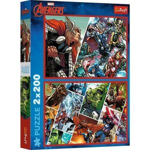 Imagine Puzzle Trefl de la 2 x 200 piese - Aparatorii lumii