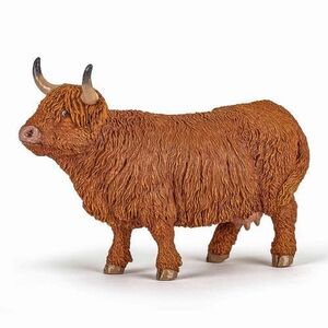 Imagine Figurina Papo - Animale de la ferma, Vaca Scotiana Highland