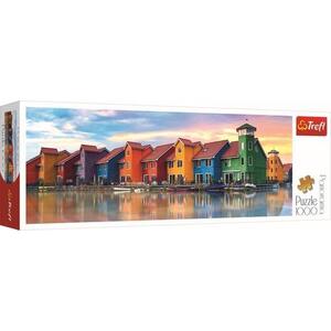 Imagine Puzzle panoramic Trefl din 1000 de piese - Groningen