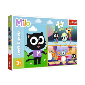 Imagine Puzzle Trefl 24 piese - Aventurile lui Milo Pisica