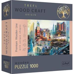Imagine Puzzle din lemn - New York, 1000 piese