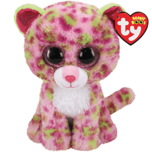 Imagine Jucarie de plus Ty Leopard Roz, 24 cm (Multicolor)