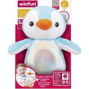 Imagine Jucarie Winfun - Pinguin albastru, cu lumini si sunete