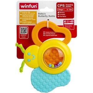 Imagine Zornaitoare Winfun - Fluturas, cu jucarie dentitie