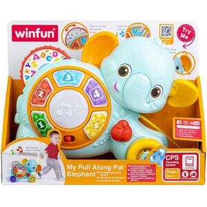 Imagine Jucarie de tras Winfun - Elefant, cu lumini si sunete