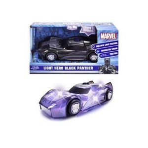 Imagine Masinuta Light Hero Black Panther cu sunete si lumini (Negru)