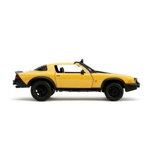 Imagine Masinuta metalica si stema, Chevrolet Camaro Bumblebee (Galben/Negru)
