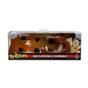 Imagine Set figurina si masinunta Fred Flintstone & Flintmobile