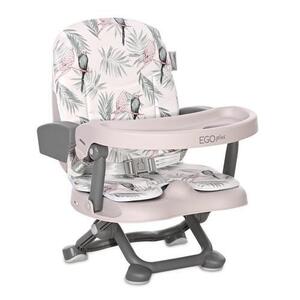 Imagine Scaun de masa Lorelli Ego Plus, Booster, pliabil si reglabil, Grey Parrots