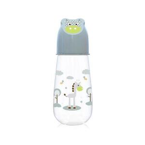 Imagine Biberon Animals Lorelli, 125 ml, capac decorat, 0 luni+, Mint Green