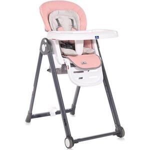 Imagine Scaun de masa Lorelli Party Blossom Leather, reglabil, cadru aluminiu, Roz