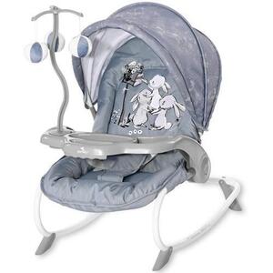 Imagine Fotoliu balansoar Lorelli Dream Time, Silver Blue Rabbits, colectie 2021