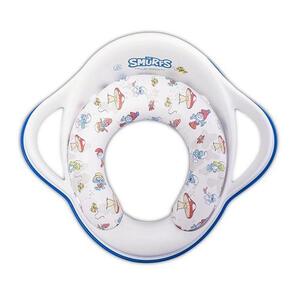 Imagine Reductor moale pentru toaleta Lorelli Strumfi White, cu manere