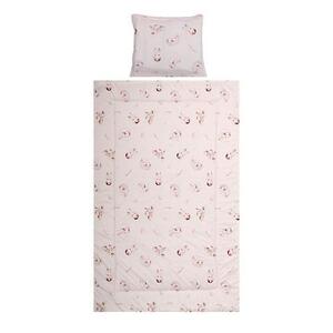 Imagine Set lenjerie pat 3 piese Lorelli Cosy Bunnies Beige, bumbac ranforce