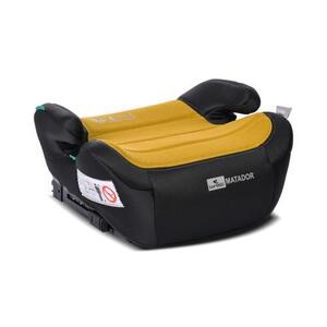 Imagine Inaltator auto pentru copii Lorelli Matador, Lemon Curry, Isofix, i-Size, 6-12 ani, 125-150 cm, 22-36Kg, certificat R129