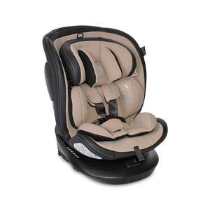 Imagine Scaun auto pentru copii Lorelli Aviator Beige, Isofix, i-Size, 0 Luni-12 Ani, 40-150 cm, certificat R129, baza rotativa 360 grade, reglabil, sistem protectie impact lateral, sistem antibasculare