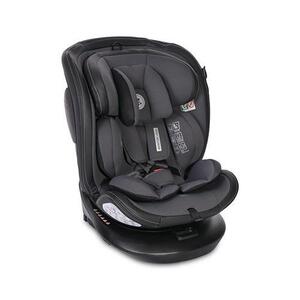 Imagine Scaun auto pentru copii Lorelli Aviator Isofix Grey, i-Size, 0 Luni-12 Ani, 40-150 cm, certificat R129, baza rotativa 360 grade, reglabil, sistem protectie impact lateral, sistem antibasculare