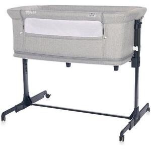 Imagine Patut Lorelli 2 in 1 Co-Sleeper Milano, saltea 50 x 87cm, 0 - 3 ani (Gri)