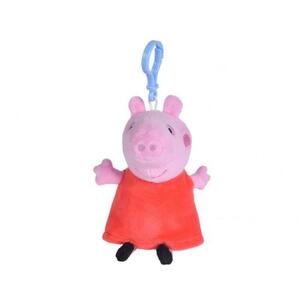 Imagine Breloc de plus Peppa Pig, 10cm (Roz/Rosu)