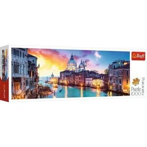 Imagine Puzzle Trefl 1000 piese - Panorama Canal Grande, Venice