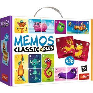 Imagine Joc de memorie Trefl Memos Classic/Plus - Monstri draguti