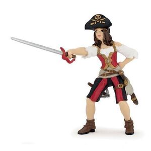 Imagine Figurina Papo femeie pirat bruneta (Multicolor)