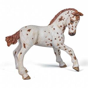 Imagine Figurina Papo - Manz Rasa Appaloosa (Alb/Maro)