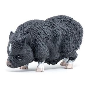 Imagine Figurina Papo - Porc domestic vietnamez (Gri)