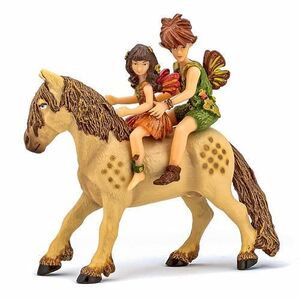 Imagine Set figurine Papo Copiii Elf si Poneiul (Multicolor)