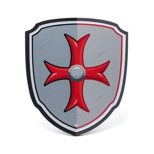 Imagine Figurina Papo - Scutul Crucea Malteza (Rosu/Gri)