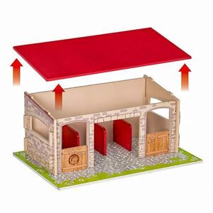 Imagine Figurina Papo - Boxe pentru cai (Multicolor)