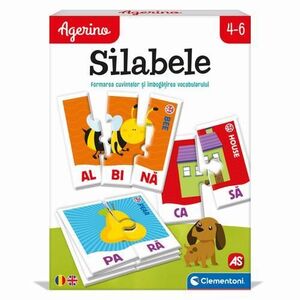 Imagine Puzzle educativ Agerino - Silabele, 60 piese